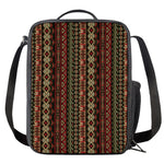 African Ethnic Pattern Print Crossbody Lunch Bag