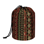 African Ethnic Pattern Print Drawstring Makeup Bag