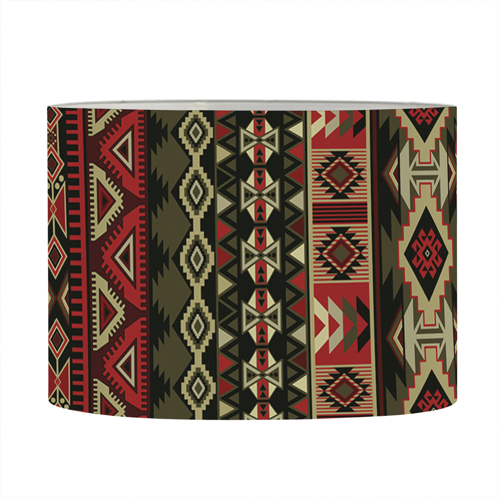 African Ethnic Pattern Print Drum Lamp Shade