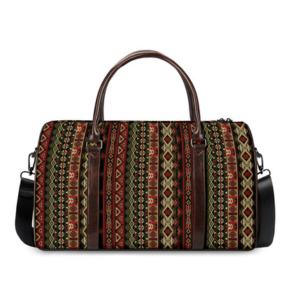 African Ethnic Pattern Print Duffle Bag