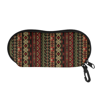 African Ethnic Pattern Print Glasses Case