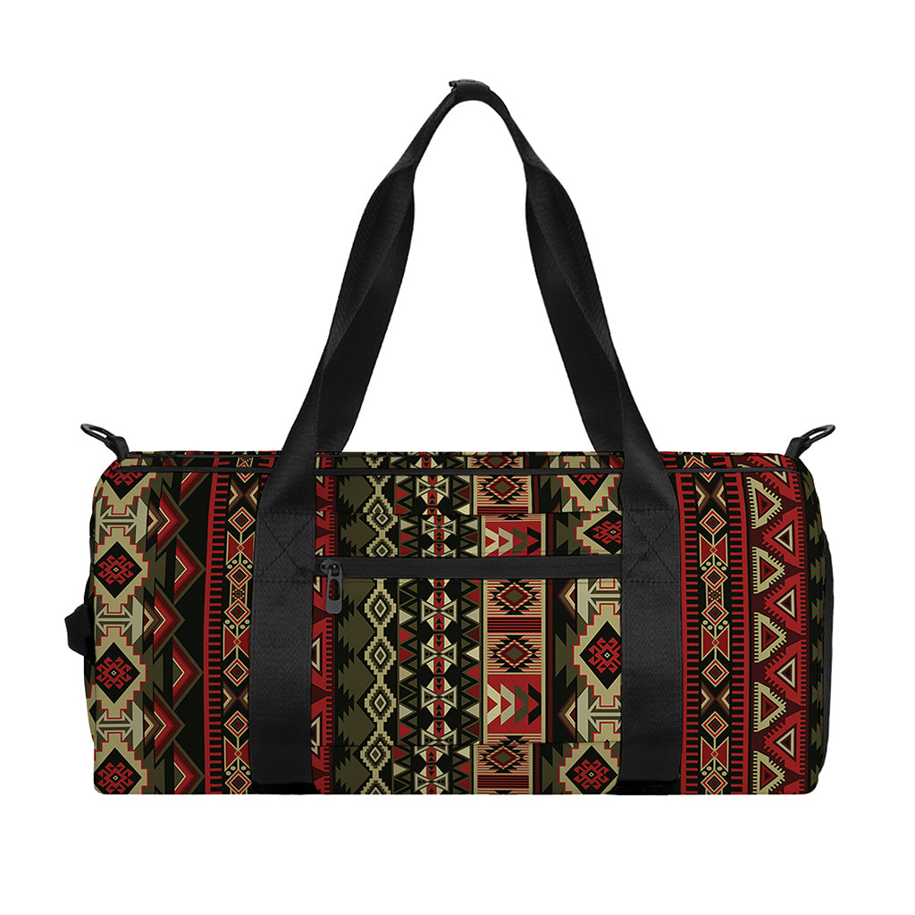 African Ethnic Pattern Print Gym Bag