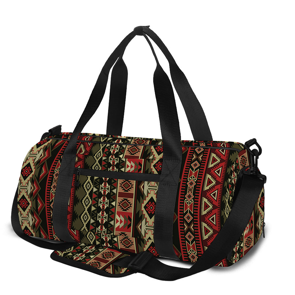 African Ethnic Pattern Print Gym Bag