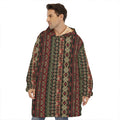 African Ethnic Pattern Print Hoodie Blanket