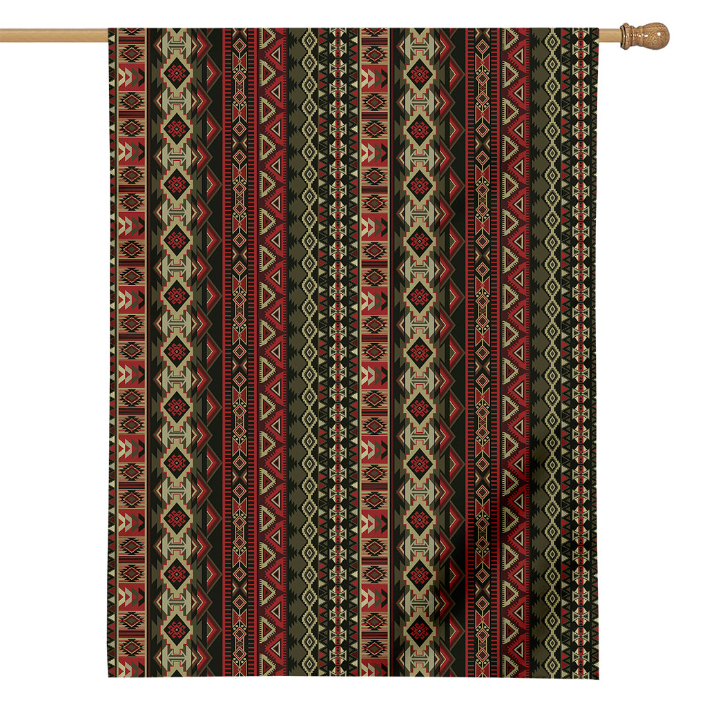 African Ethnic Pattern Print House Flag