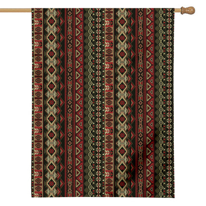 African Ethnic Pattern Print House Flag