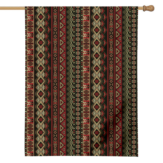 African Ethnic Pattern Print House Flag