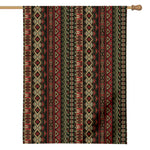 African Ethnic Pattern Print House Flag