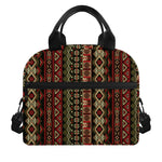 African Ethnic Pattern Print Insulated Lunch Bag