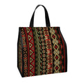 African Ethnic Pattern Print Insulated Lunch Tote