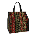 African Ethnic Pattern Print Insulated Lunch Tote