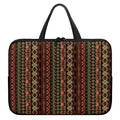 African Ethnic Pattern Print Laptop Sleeve With Handle