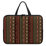 African Ethnic Pattern Print Laptop Sleeve With Handle