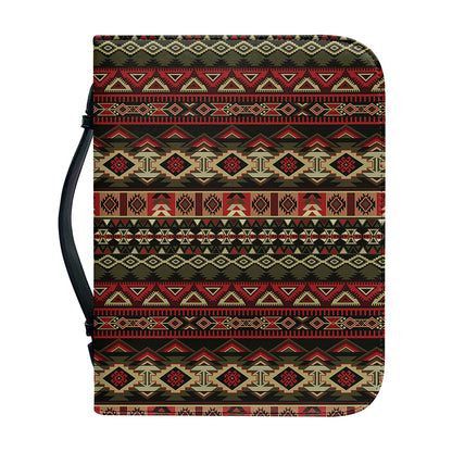 African Ethnic Pattern Print Leather Bible Cover