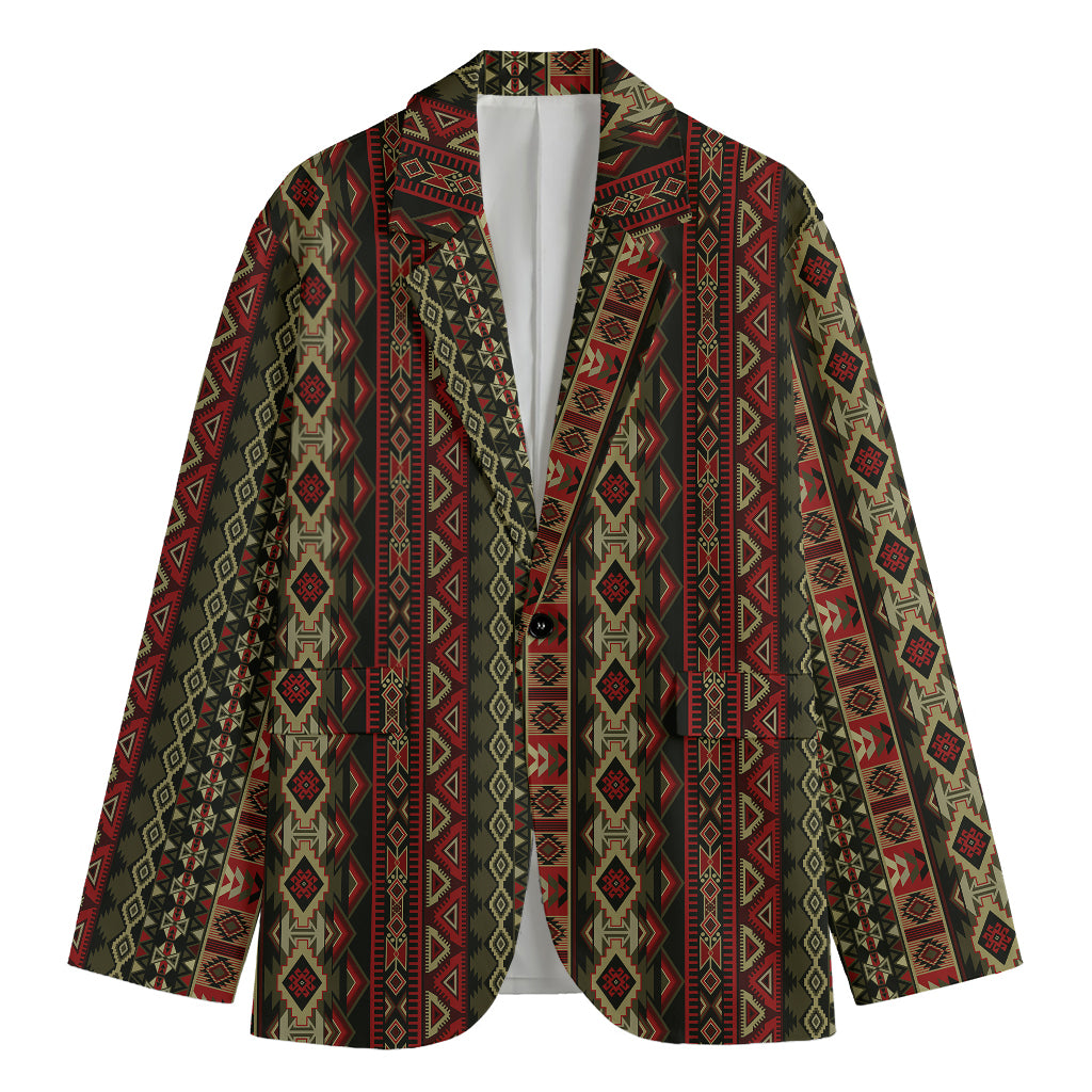 African Ethnic Pattern Print Men's Blazer
