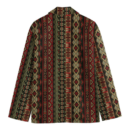 African Ethnic Pattern Print Men's Blazer