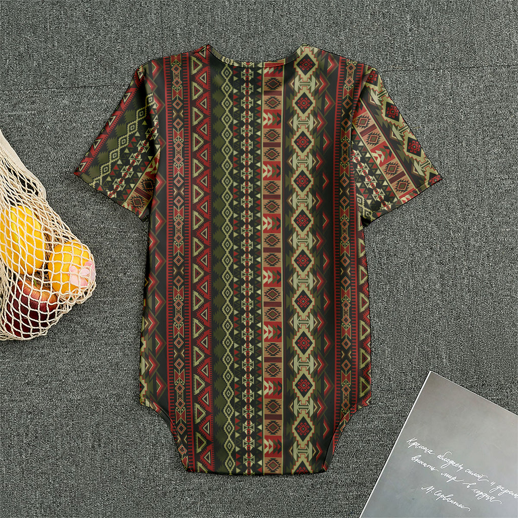 African Ethnic Pattern Print Men's Bodysuit