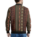 African Ethnic Pattern Print Men's Bomber Jacket