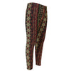 African Ethnic Pattern Print Men's Compression Pants