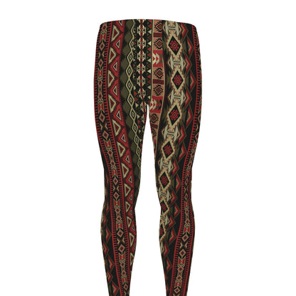 African Ethnic Pattern Print Men's leggings