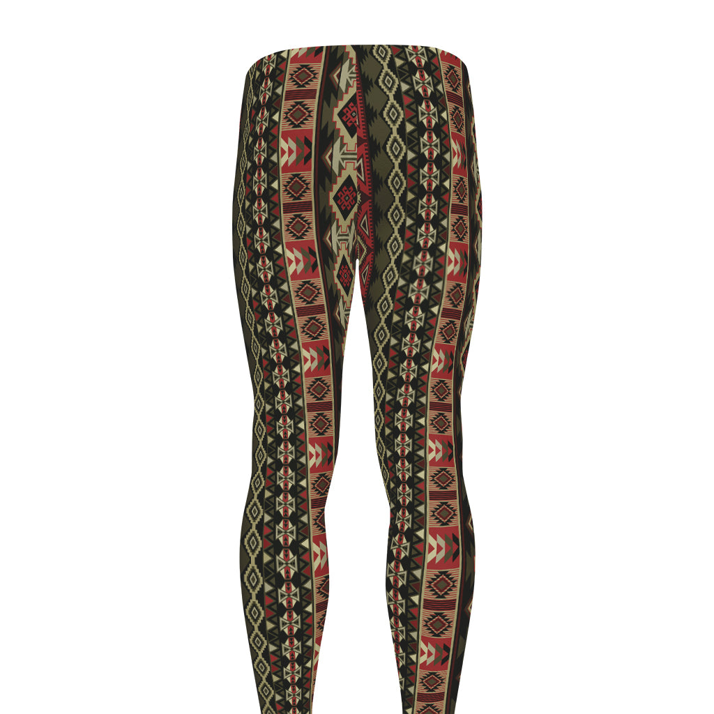 African Ethnic Pattern Print Men's leggings