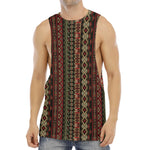 African Ethnic Pattern Print Men's Muscle Tank Top