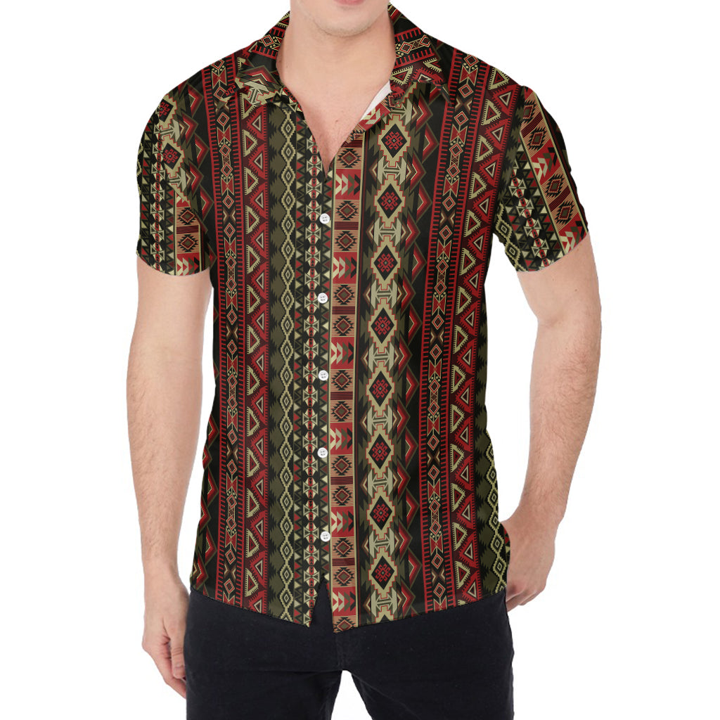 African Ethnic Pattern Print Men's Shirt