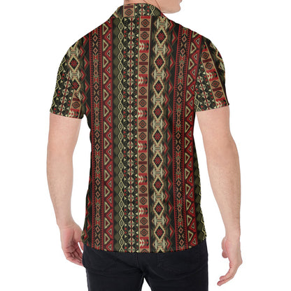 African Ethnic Pattern Print Men's Shirt