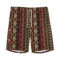 African Ethnic Pattern Print Men's Athletic Shorts