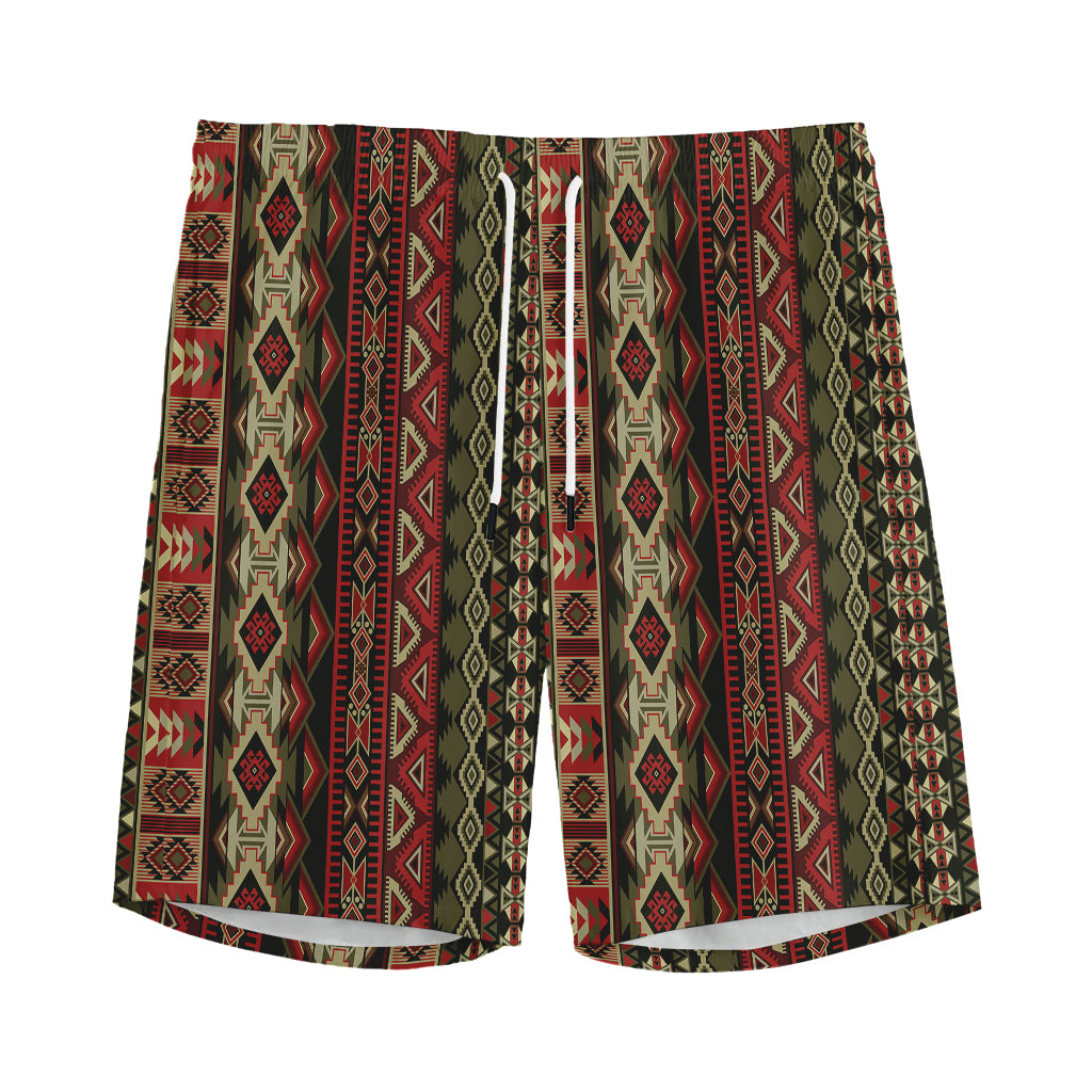 African Ethnic Pattern Print Men's Sports Shorts