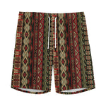 African Ethnic Pattern Print Men's Sports Shorts