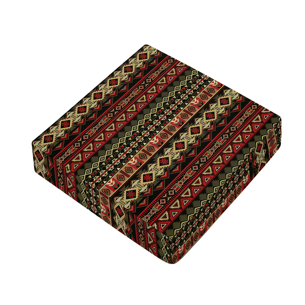 African Ethnic Pattern Print Outdoor Seat Cushion Cover