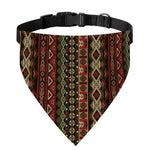 African Ethnic Pattern Print Over The Collar Dog Bandana