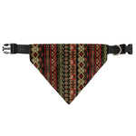 African Ethnic Pattern Print Over The Collar Dog Bandana