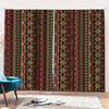 African Ethnic Pattern Print Pencil Pleat Curtains