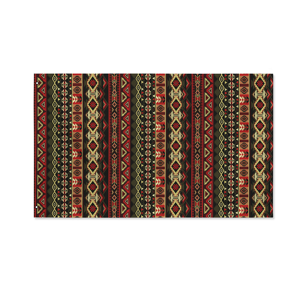 African Ethnic Pattern Print Polyester Flag