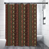 African Ethnic Pattern Print Premium Shower Curtain