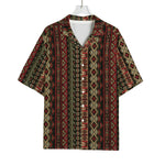African Ethnic Pattern Print Rayon Hawaiian Shirt