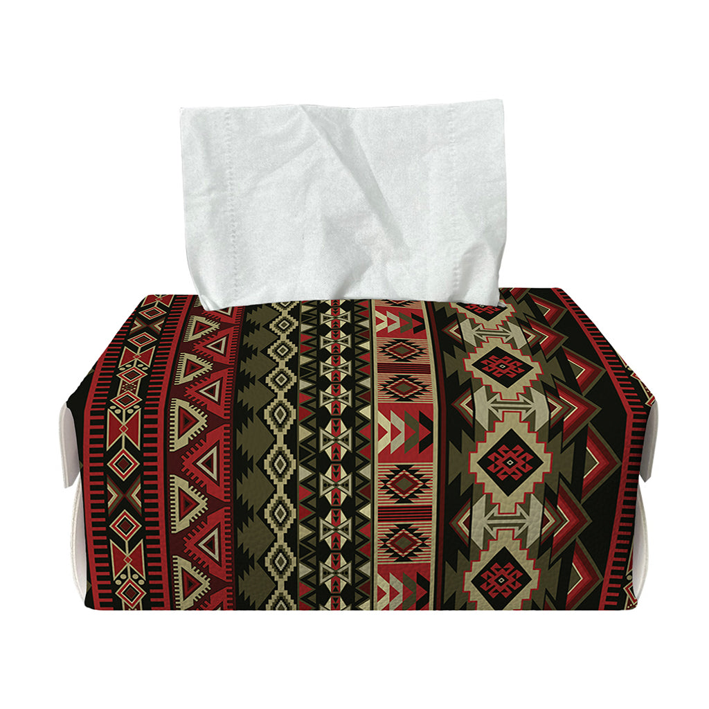 African Ethnic Pattern Print Rectangle Tissue Box Cover