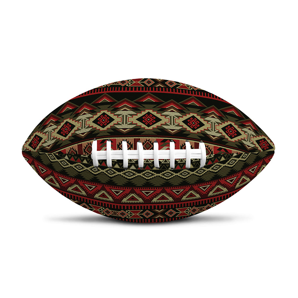 African Ethnic Pattern Print Rugby Ball