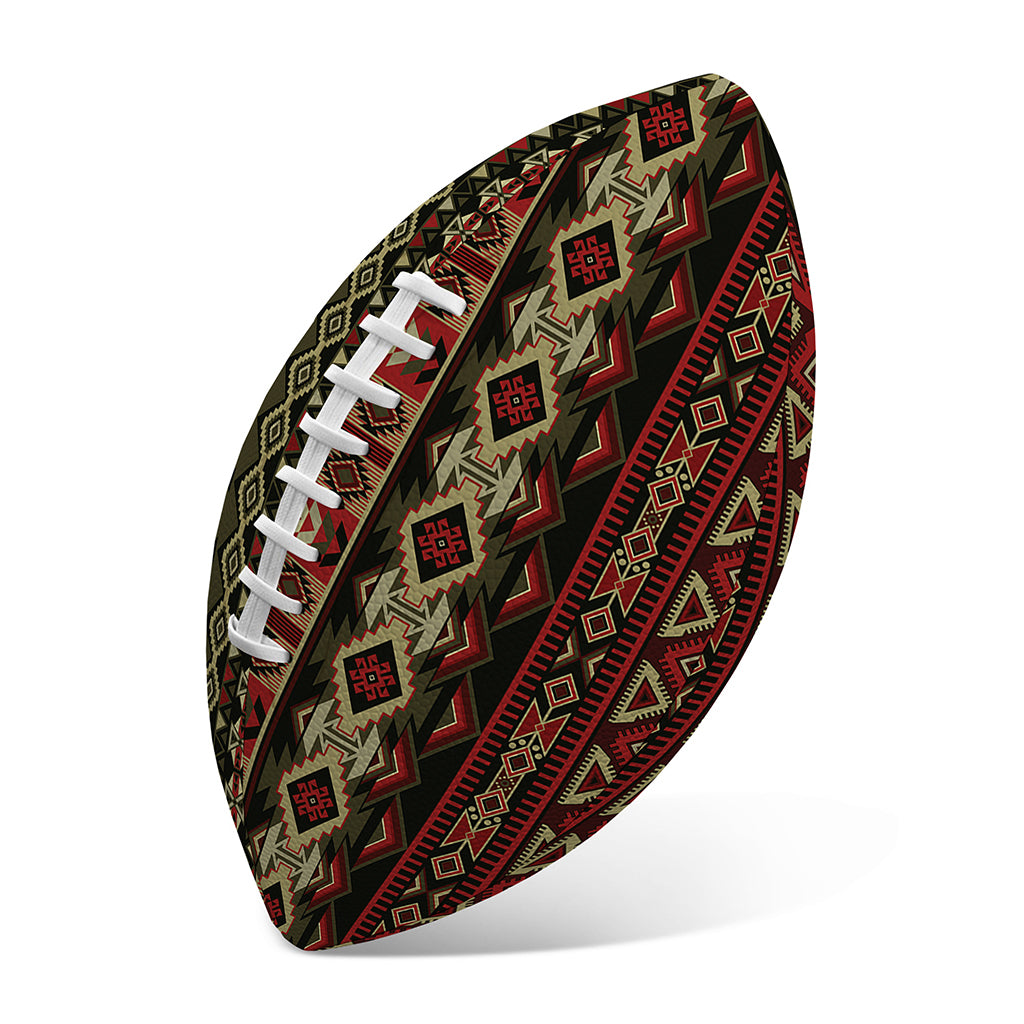 African Ethnic Pattern Print Rugby Ball