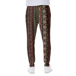 African Ethnic Pattern Print Scuba Joggers