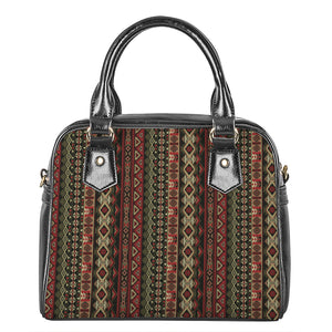 African Ethnic Pattern Print Shoulder Handbag