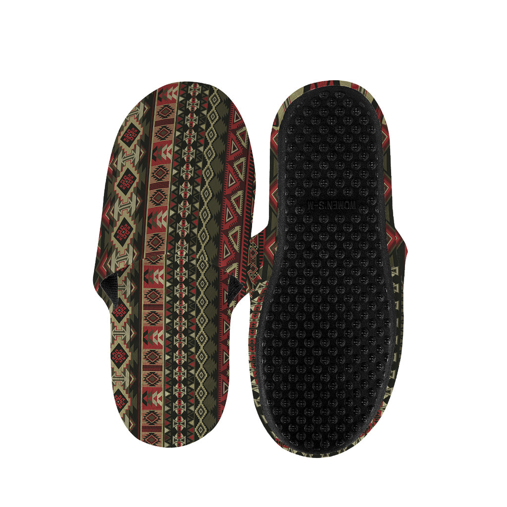 African Ethnic Pattern Print Slippers