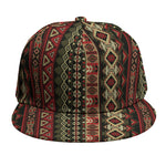 African Ethnic Pattern Print Snapback Cap