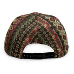 African Ethnic Pattern Print Snapback Cap