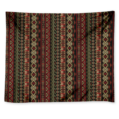 African Ethnic Pattern Print Tapestry