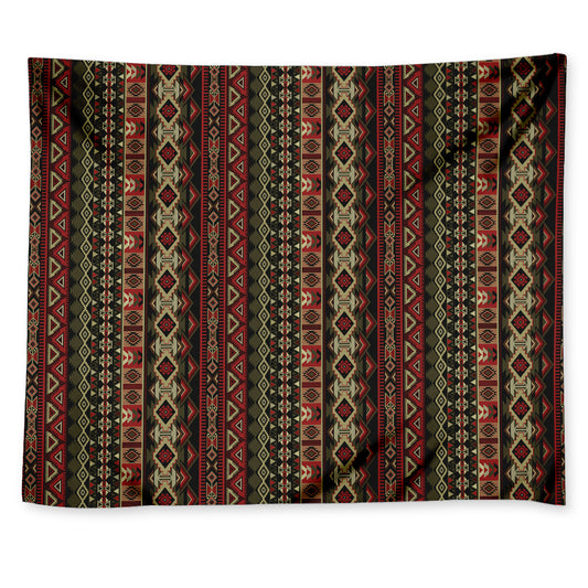 African Ethnic Pattern Print Tapestry