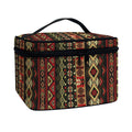 African Ethnic Pattern Print Travel Makeup Bag