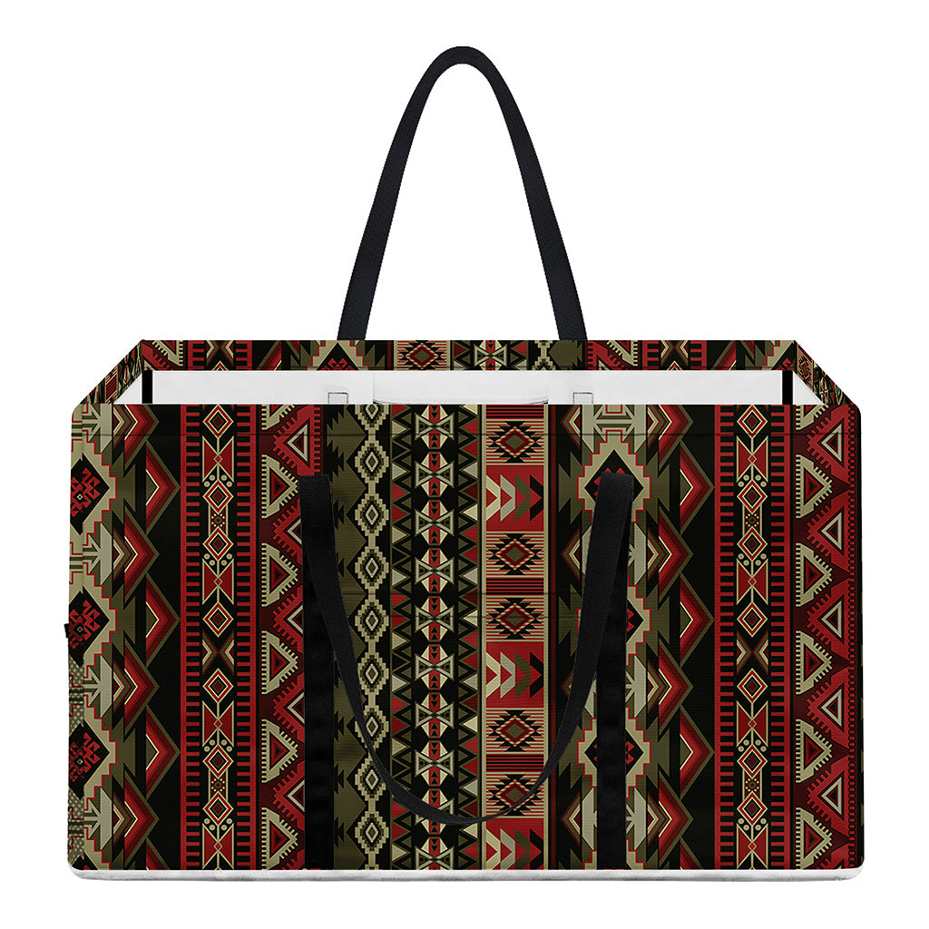 African Ethnic Pattern Print Utility Tote Bag